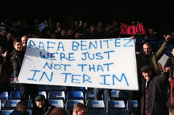 Rafa Chelsea fans