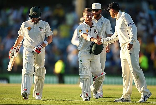 David Warner reacts to the controversy surrounding the Ross Taylor gesture