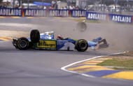Schumacher Adelaide 1994 Damon Hill Crash