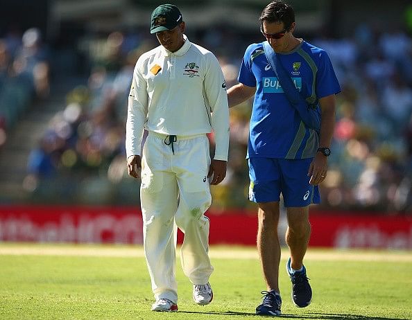 Injured Usman Khawaja out of Australia's next two Tests