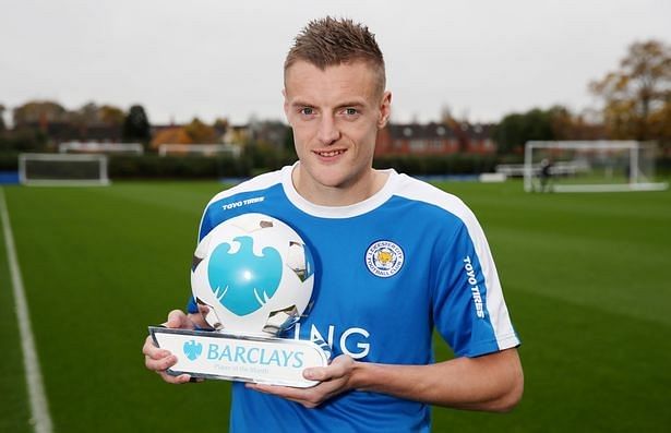 Jamie Vardy crowned Premier League player of the month; Arsene Wenger is manager of the month
