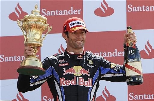 Mark Webber Silverstone 2010 British GP Red Bull