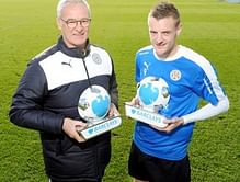 Leicester duo Jamie Vardy and Claudio Ranieri win November Player & Manager of the Month awards