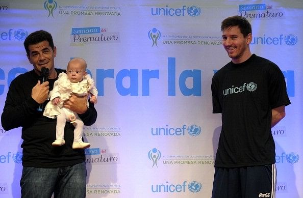 Messi Baby Unicef