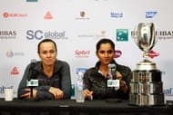 Sania Mirza MArtina Hingis WTA Finals SIngapore 2015