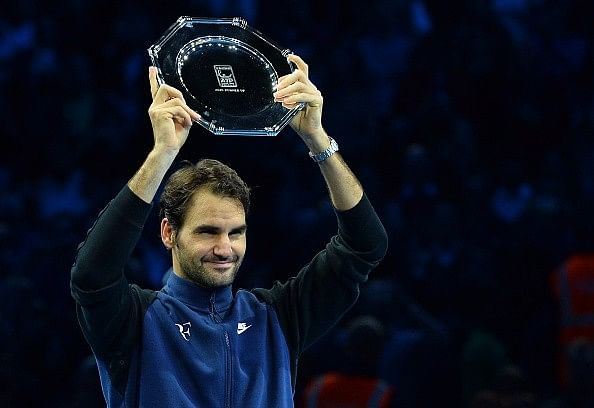 Roger Federer ATP World Tour Finals 2015 Trophy