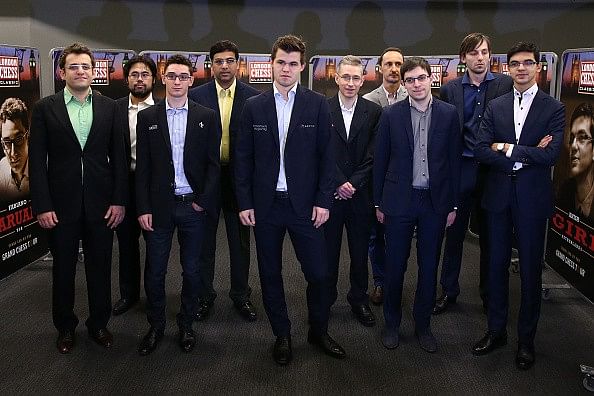 Anish Giri, Magnus Carlsen, London Chess Classic, 4 Decembe…