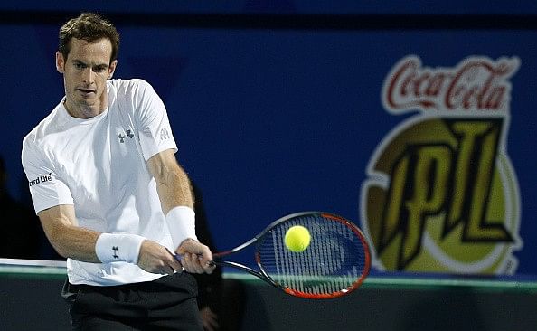 Andy Murray Singapore Slammers IPTL 2015 Roger Federer