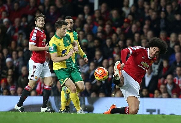 Fellaini United Norwich Loss