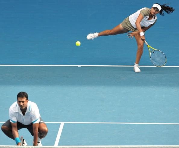 sania Mirza Mahesh Bhupathi Australian Open 2009