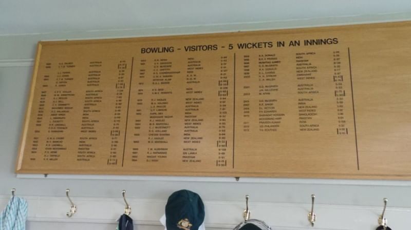 Lord's Wall of Fame-Bowling