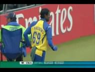 Angelo Mathews catch outside boundary