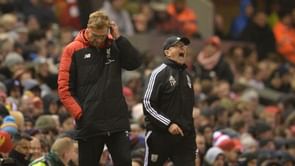 Liverpool's Jurgen Klopp is taunted by Tony Pulis