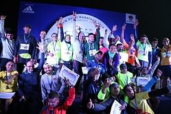 New Delhi Marathon 2016 participants complete 12-hour stadium run