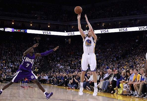 Klay Thompson 37 points one quarter