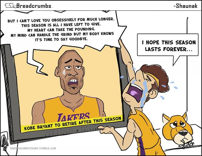 COMIC: Kobe Bryant retires, turns poetic