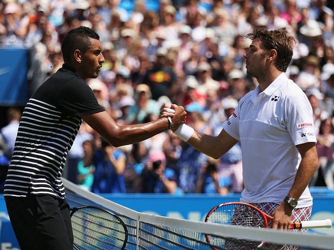 Nick Kyrgios says he has mended fences with Stan Wawrinka