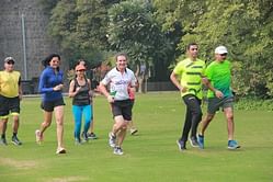 Australian world record holder and former MP to run the length of India
