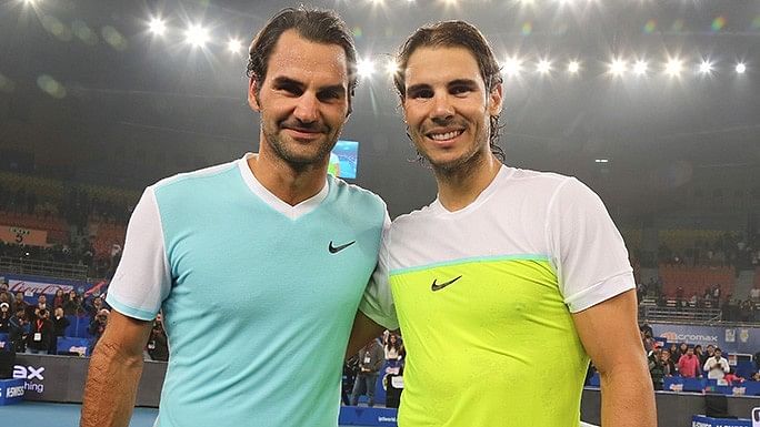 Federer Nadal 2015 IPTL Indian Aces UAE Royals