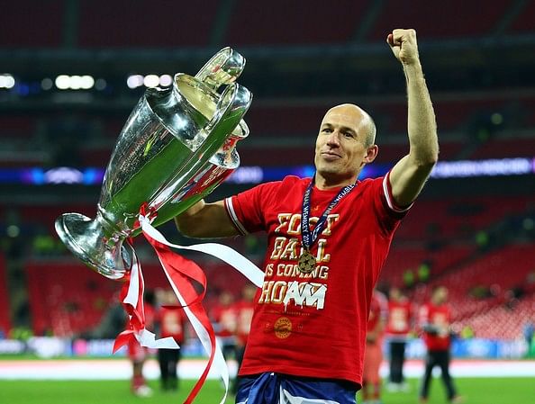 Robben scored the winning goal in the 2013 Champions League final