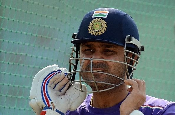 Virender Sehwag honoured by BCCI at Feroz Shah Kotla