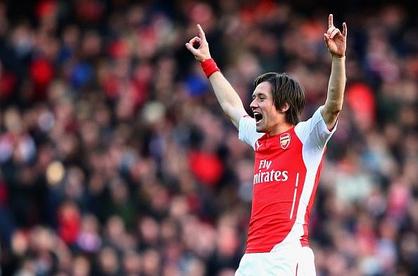 Tomas Rosicky free agent 2016