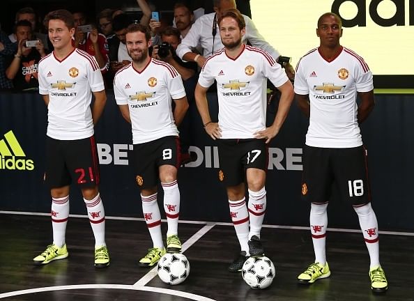 Adidas are unhappy with Manchester United's style of football under Louis van Gaal
