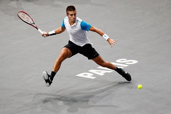 Borna Coric BNP Paribas Masters 2015 Andy Murray