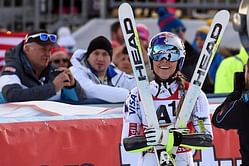 Ski racer Vonn matches World Cup downhill record of 36 wins