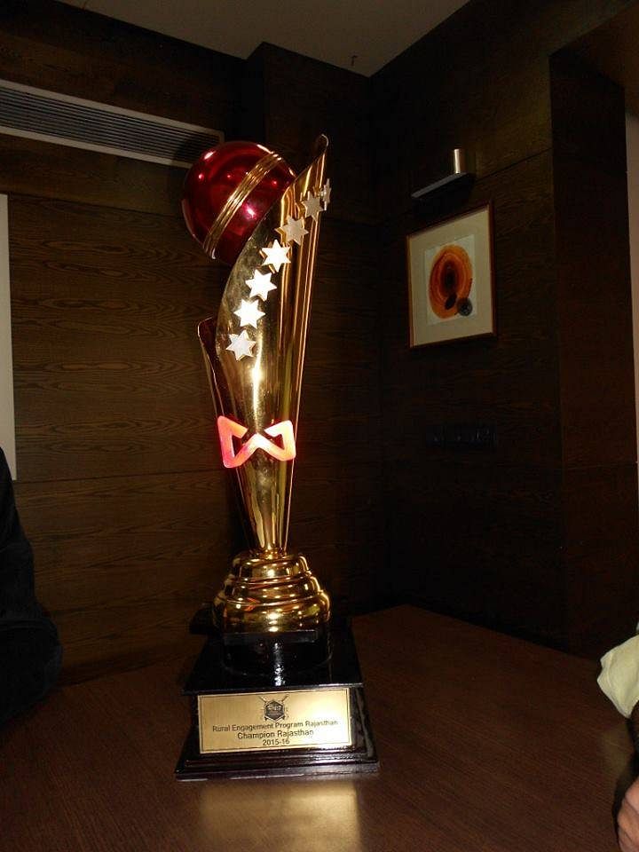 Wonder Cement Saath7 Cricket Mahotsav's winners' trophy unveiled