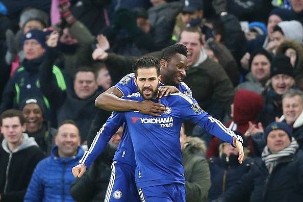 Cesc Fabregas Chelsea Everton