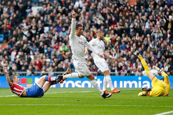 Cristiano Ronaldo goal Real Madrid Sporting Gijon