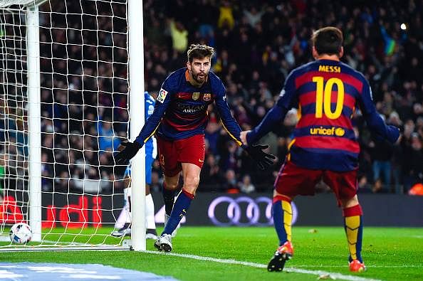 Gerard Pique Lionel Messi