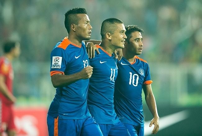 Sunil Chhetri inspires India to 2-1 win over Afghanistan to clinch seventh SAFF Championship
