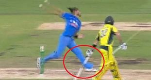 Optical illusion creates major confusion over Matthew Wade's third ODI dismissal