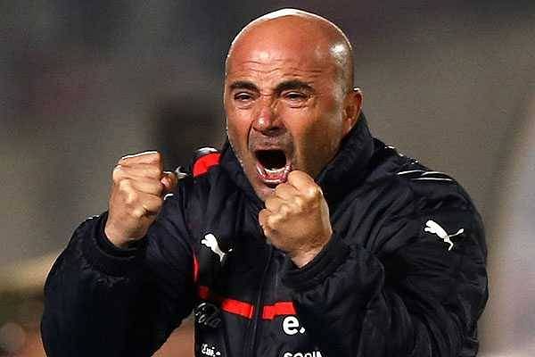 Former Chile coach Jorge Sampaoli jokes about a ban on MSN