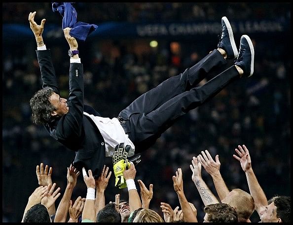 Luis Enrique Barcelona best manager 2015