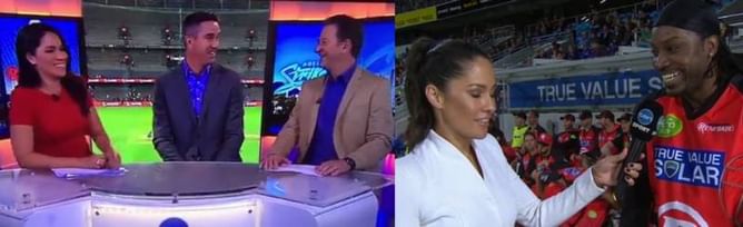 Mel Mclaughlin under fire for asking Mark Waugh out for a drink on air