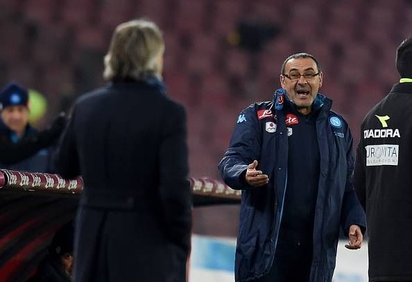 Napoli manager Maurizio Sarri suspended for two matches in Coppa Italia