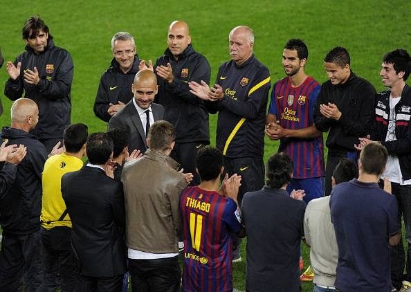 Pep Guardiola Barca exit youth team post