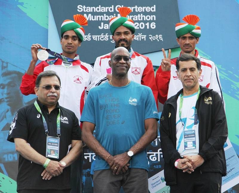 India full marathon winners Standard Chartered Mumbai Marathon 2016 