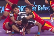 Shrikant Tewthia Bengaluru Bulls Kashiling Adake Star Sports Pro Kabaddi League Dabang Delhi Bengaluru Bulls