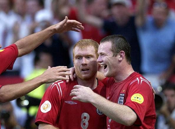 Wayne Rooney Paul Scholes