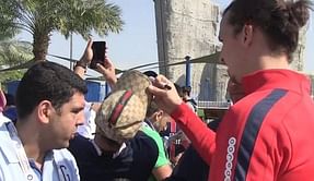 Video: Zlatan Ibrahimovic takes away selfie-clicking fan's cap and autographs it