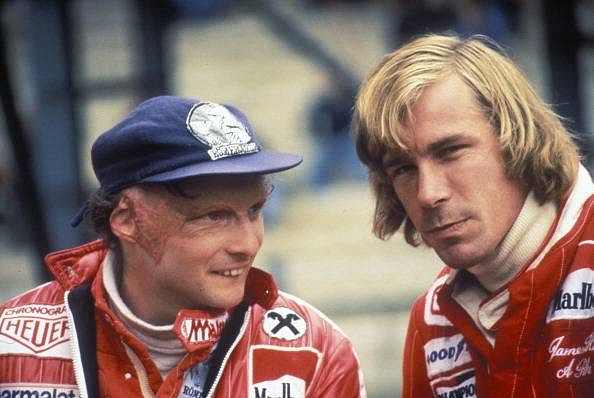 Niki Lauda James Hunt 1977 Zolder