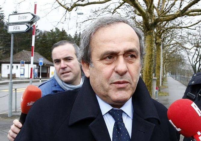 Platini says hopes to be back at UEFA for Euro 2016