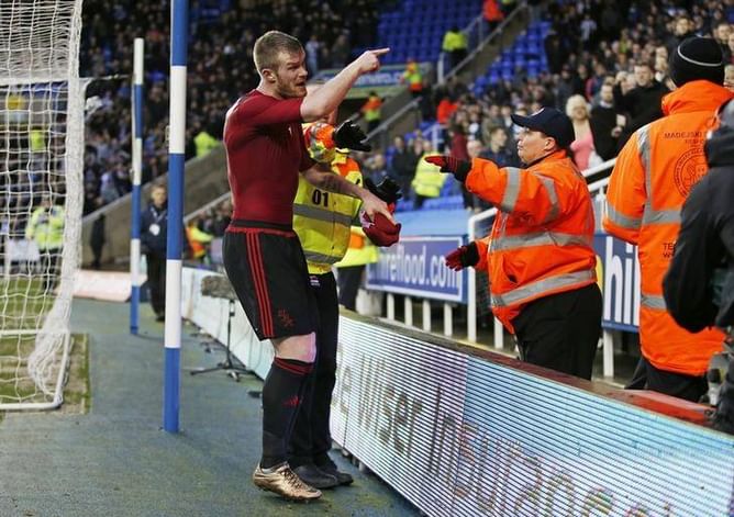 Brunt 'ashamed' of WBA fans after hit by coin