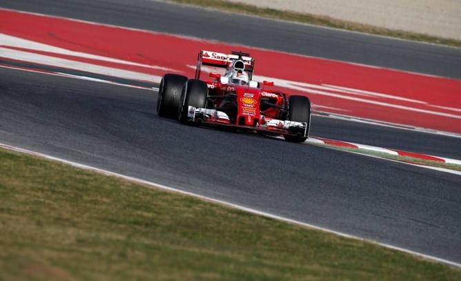 Sebastian Vettel keeps Ferrari ahead in Formula One testing