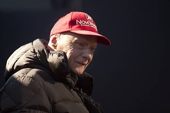 Niki Lauda red cap 2015 