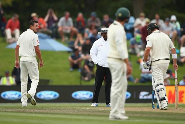 Josh Hazlewood faces official sanction after obscenity recorded against third umpire